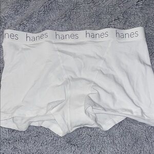 Hanes Women’s Classic White Boxer Briefs